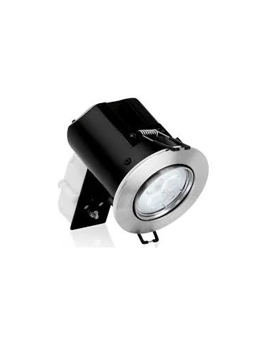 Spot led étanche à l'air 4000k isored enc bbc rond basc 6w 230v alu brosse
