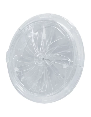 Grille d'aération pour fenêtre transparente