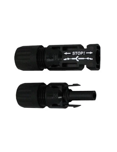 3 paires de connecteurs, fiches mc4 male et femelle (4-6 mm2) multi-contact