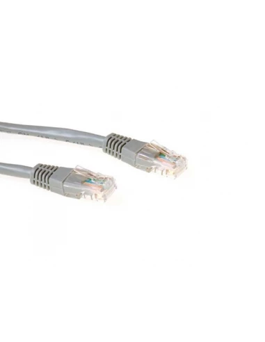 3 Ewent - cable réseau u/utp - cat5e - connecteur 8p8c vers connecteur 8p8c / cca / / gris / 1 m / m-m