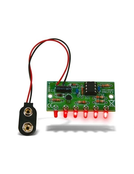 Chaser miniature à 6 led