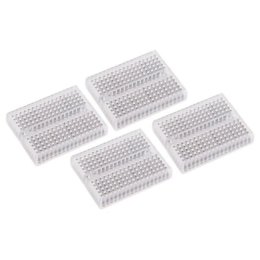 Jeu de mini platines d'expérimentation - 170 points de connexion - 4 pcs