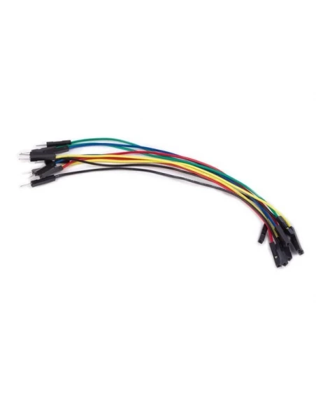 Jeu de c,bles de raccordement - 1 broche male/ femelle - 5 9'' (15 cm) - 10 pcs