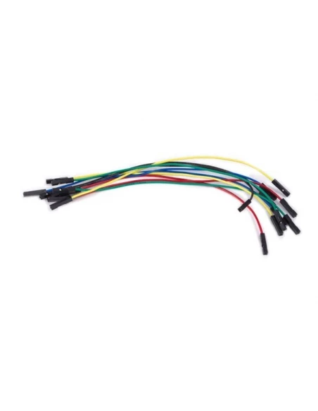 Jeu de c,bles de raccordement - 1 broche femelle / femelle - 5 9'' (15 cm) - 10 pcs