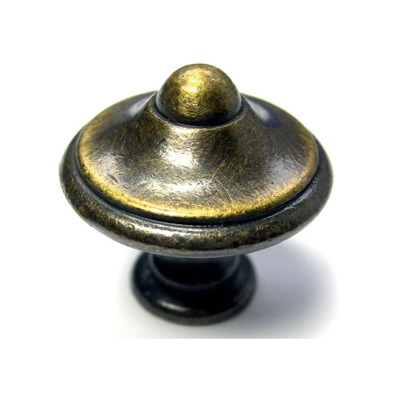 Bouton rustique téton ø 30/16 x h. 29 mm vieux bronze 1 pce(s)