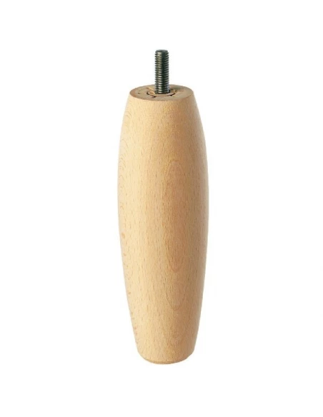 Pied de lit olive 150 x 50 h x ø mm