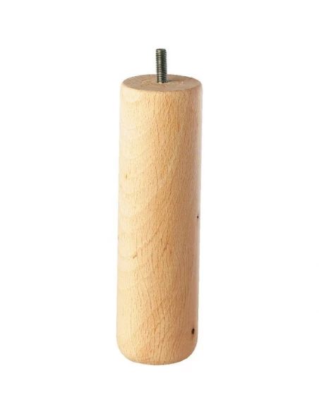 Pied cylindrique de lit 200 x 60 h x ø mm