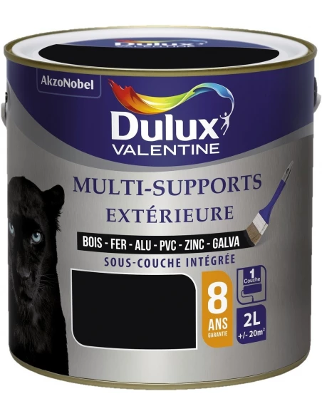 Peinture multi-supports satin noir
