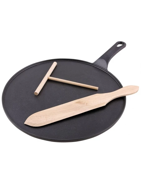 Kit crêpière avec spatule et r,teau 30