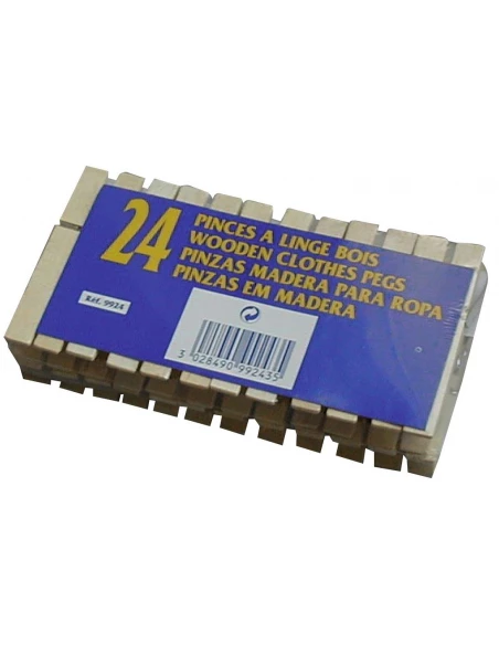 Pince à linge en bois 24