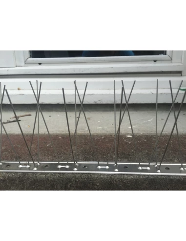 Tige Dissuasion Pour Oiseau, Pic anti pigeons . Acier Inoxidable. 100x2.5x11cm