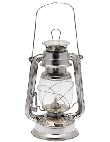 Lampe à pétrole avec mèche tempête ambiance 28cm - CAO camping