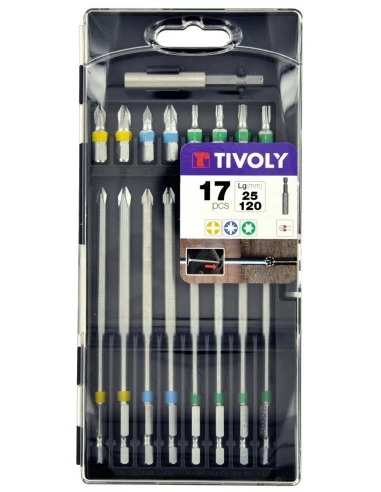 Coffret embout de vissage extra long 17