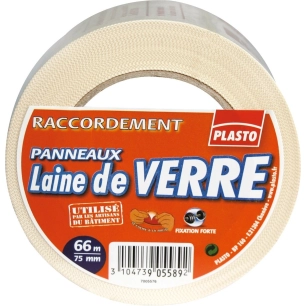 Ruban adhésif panneaux laine de verre 66 x 75