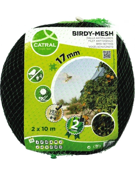 Filet de protection anti-oiseaux tricoté 10 x 2