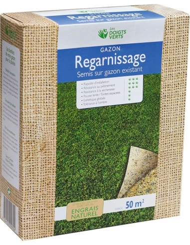 Gazon regarnissage enrichi 0,5 50