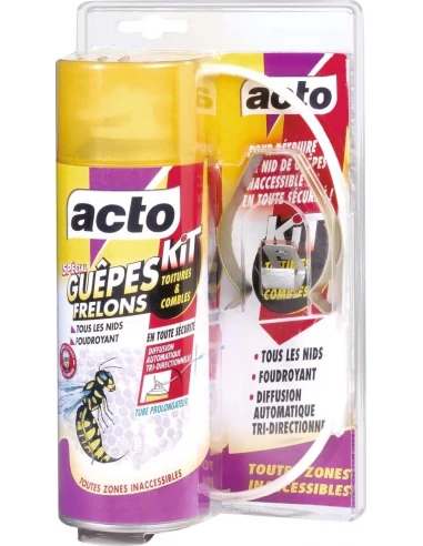 Insecticide guêpes et frelons kit toiture 300