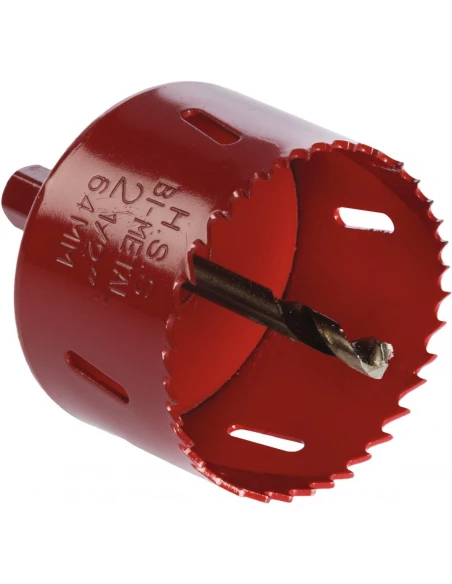 Trépan hss bimétal avec foret centreur 68 p 35 mm