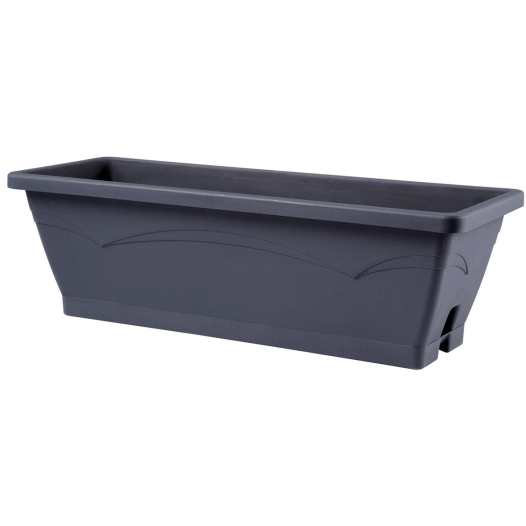 Jardinière mélodie 50 x 18 x 15 9 anthracite