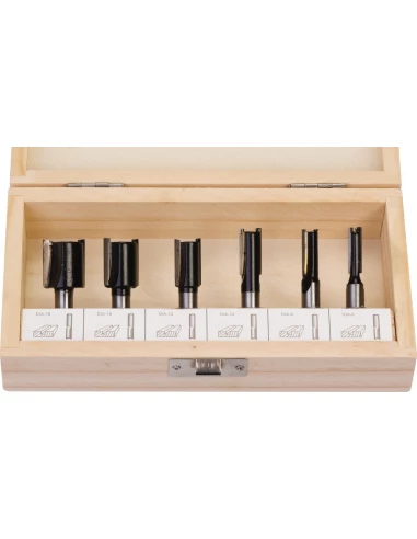 Coffret bois 12 fraises pour défonceuse - SCID