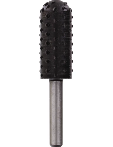 Rape rotative cylindrique arrondie pour bois 14mm x hauteur 35mm - SCID