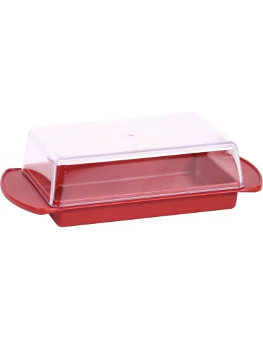 Beurrier l 19,5 x l 10 x h 6 cm rubis