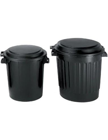 Poubelle d'immeuble 50 litres et couvercle - EDA