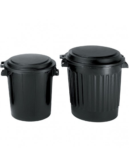 Poubelle d'immeuble 50 litres et couvercle - EDA