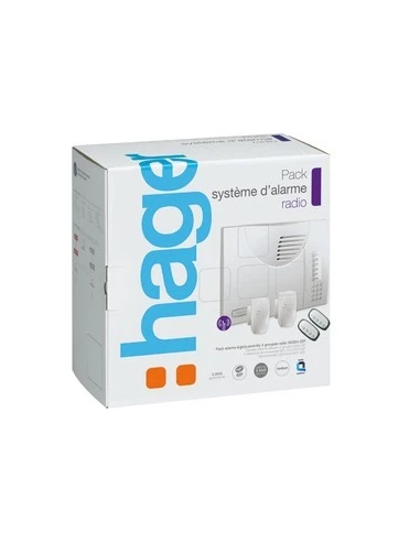 Système d'alarme hager logisty sk 304-22 f, 2 zones