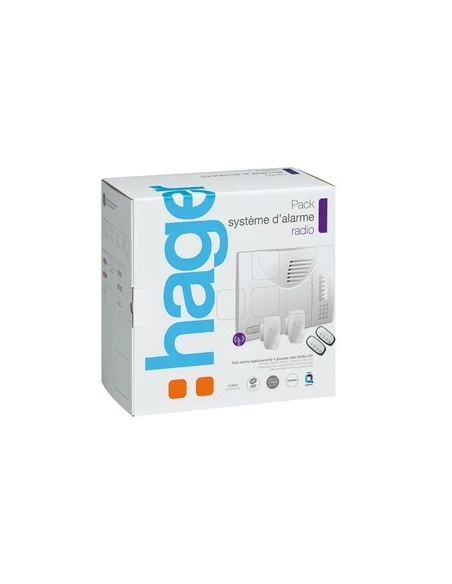 Système d'alarme hager logisty sk 304-22 f, 2 zones