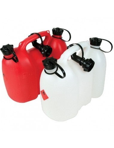 Bidon double essence/huile 5 l et 3  l