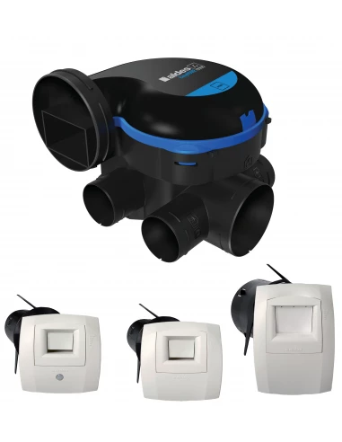 Kit vmc easyhome hygro premium mw + bouches bahia curve cordelette - ALDES