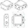 Kit vmc easyhome hygro compact classic +  bouches bahia curve elec - ALDES