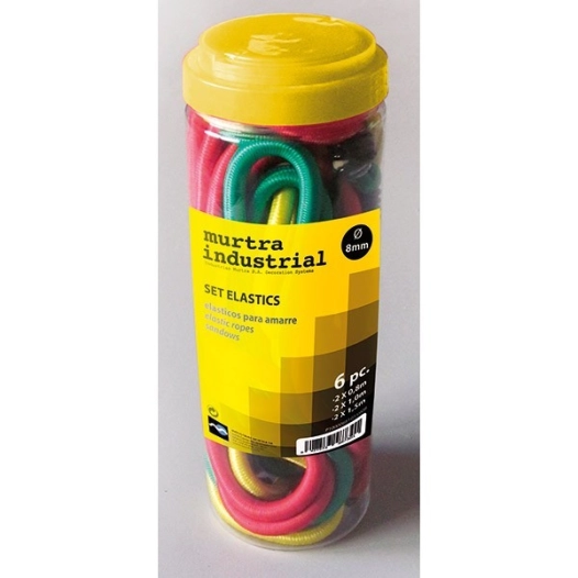 Set 6 sandows 2x0 8m+2x1m+2x1 5m