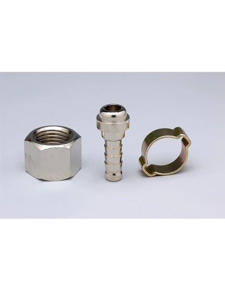 Kit raccord air-ecrou fem 1-4''de 3 pces -blister 2 kits