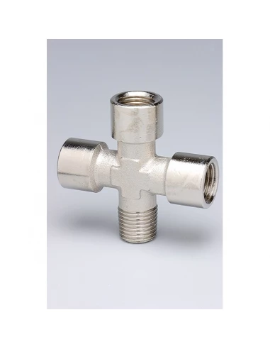 Raccord en Croix 1 – 4' – 1 Male+3 Femelle – Blister