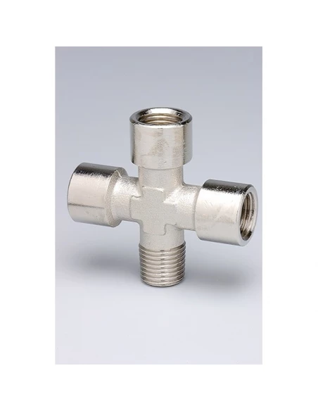 Raccord en Croix 1 – 4' – 1 Male+3 Femelle – Blister