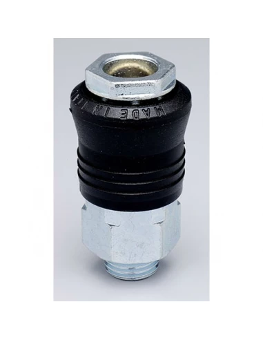 Raccord a billes 1-4' male universel - blister