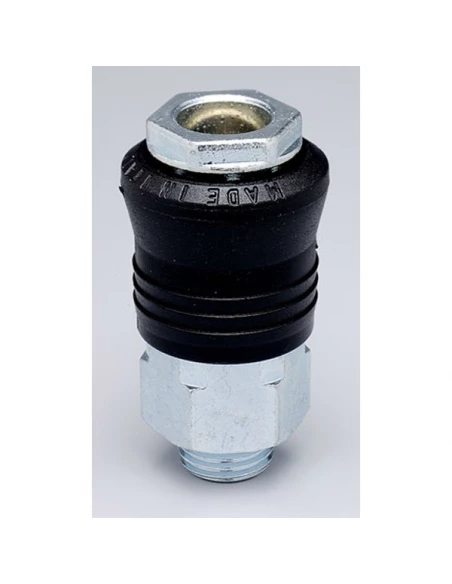 Raccord a billes 1-4' male universel - blister