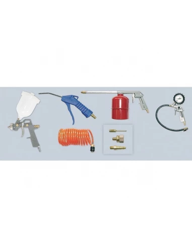 Kit 8 accessoires à raccord rapide universelle pour compresseur - PRODIF