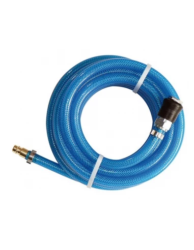 Tuyau d'air renforcé 15 bars 8x13mm -5m- raccord rapide pour compresseur - PRODIF