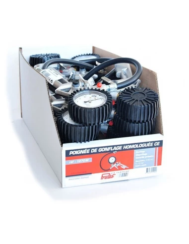 Poignees metal - bte 16 - gonflage 0 a 10b