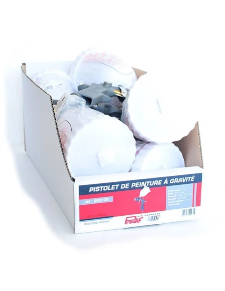 Pistolets peinture -bte 6 - alu a gravite 0 6l d 1