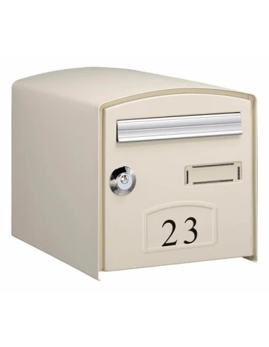 Boite aux lettres dome simple face ton pierre ref 124750