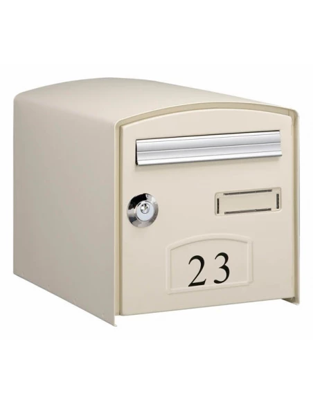 Boite aux lettres dome simple face ton pierre ref 124750