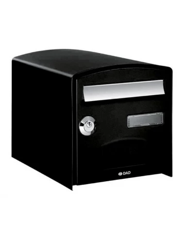 Boite aux lettres dome simple face noir ref 124758