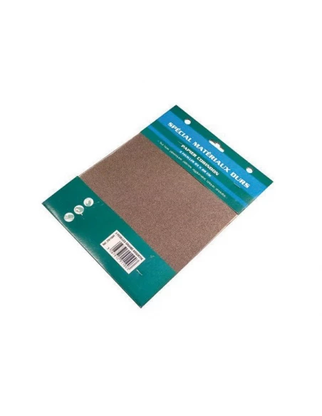 2911002 papier corindon 3 feuilles grain fin