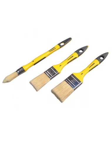 9062000 lot de 3 pinceaux bi-mat p brillante et laque savy
