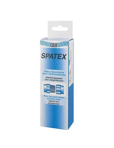 Pâte à joint gris SPATEX etui tube 125ml - GEB