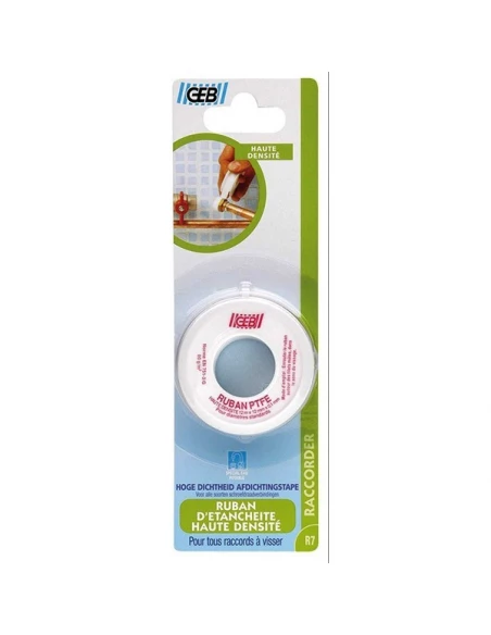 GEB Ruban Haute Densité PTFE_blister_12mmx12mx0_1mm - GEB